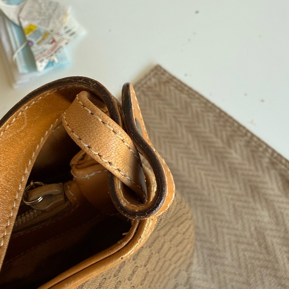 Gucci Brown Monogram Shoulder Bag - Picture 3 of 6